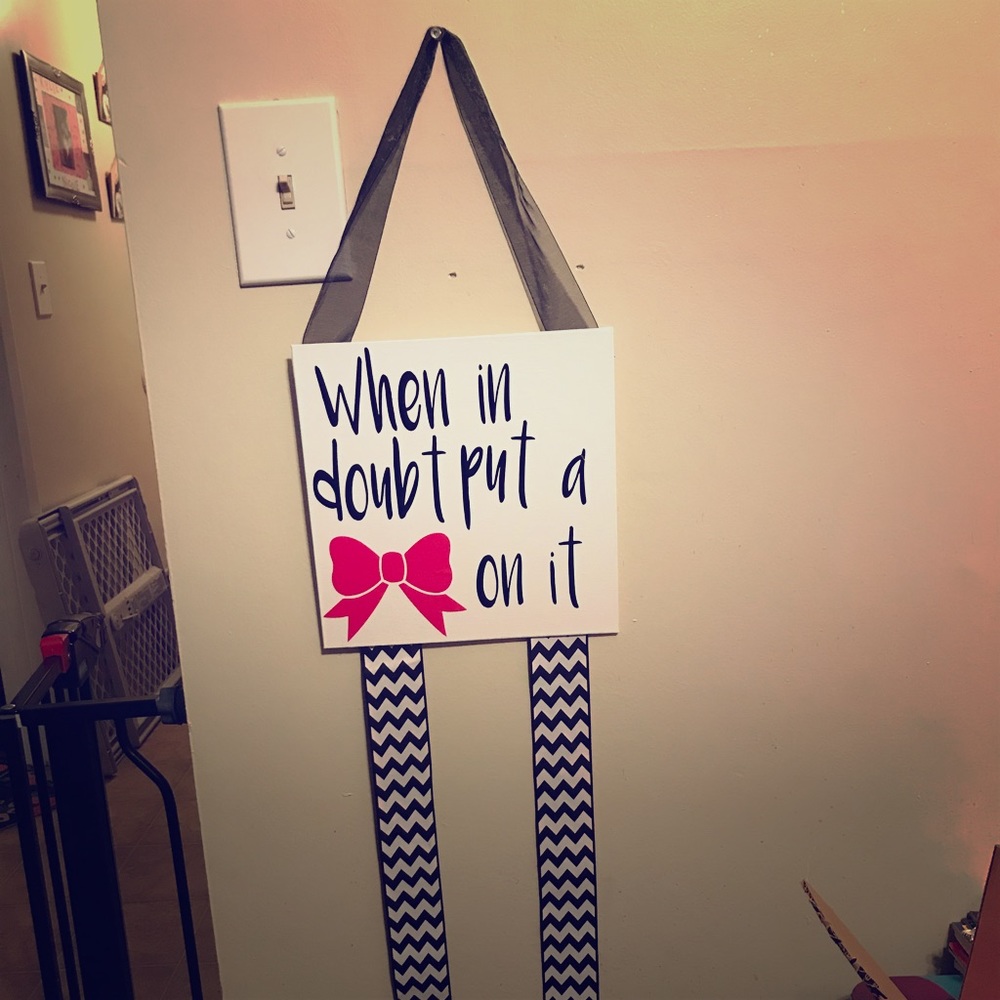 Hair bow holder